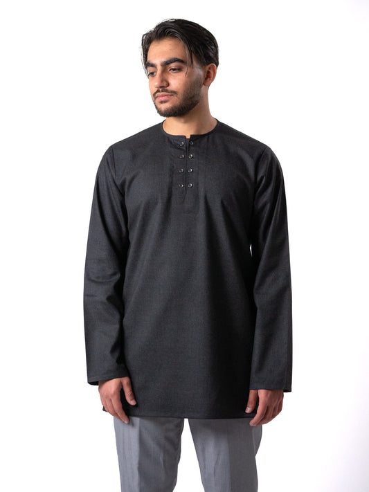 Carbon Black Tunic